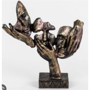 3lü g.d.b mask polyester bronz