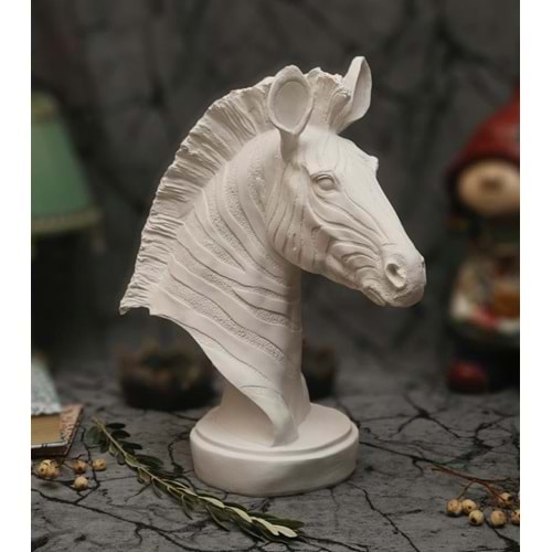 POLYESTER ZEBRA BÜST